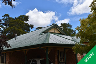Aberfoyle Park - Colorbond roof restoration - Caulfield Green - before restoration - 2