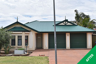 Grange- Colorbond roof repaint - Cottage Green Dulux Acratex -painted 2