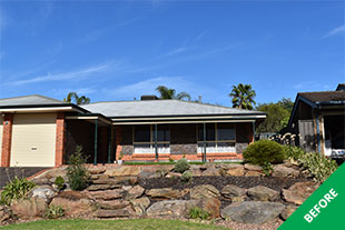 Greenwith - Colorbond roof restoration - Slate Grey - before restoration 2