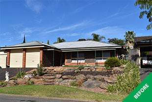 Greenwith - Colorbond roof restoration - Slate Grey - before restoration