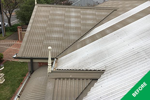 Kingswood - Colorbond roof restoration - before 3