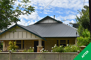 Netherby - Colorbond roof painting - Slate Grey Acratex - painted 1
