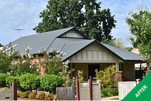 Netherby - Colorbond roof painting - Slate Grey Acratex - painted 2