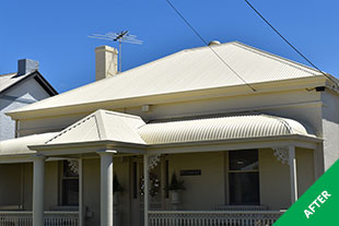 Semaphore - Colorbond roof painting - Classic Cream Acratex - painted - 2