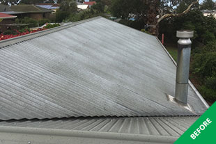 Victor Harbor - tin roof restoration - before 3