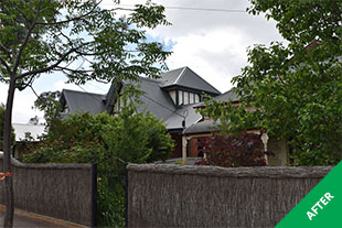 Westbourne Park- Iron roof restoration- Slate Grey Acratex - painted 2
