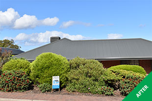 Woodcroft 2- Colorbond roof painting - Slate Grey Acratex - painted 3